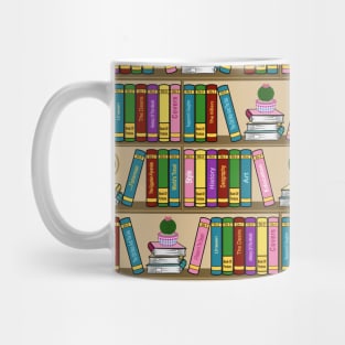 Bookshelf Pattern Mug